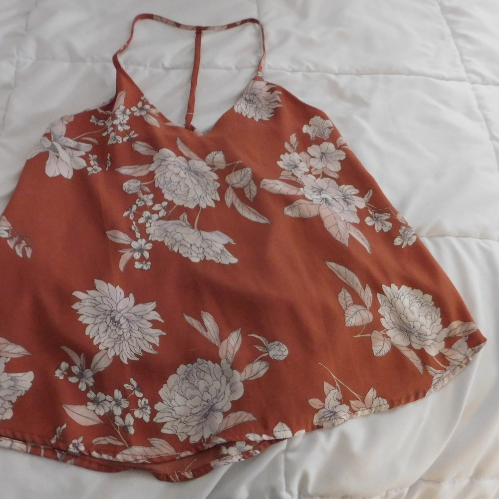 floral tank top
